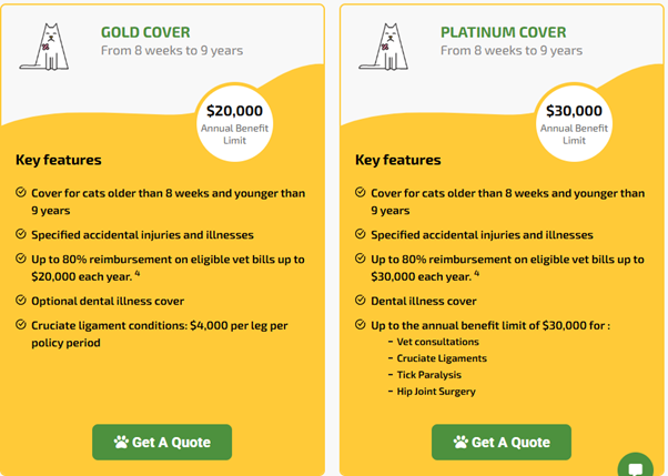 Potiki pet insurance policies